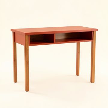 Bay Brook Writing Desk - Terracotta (synthetic illustration; no displayed measurements)
