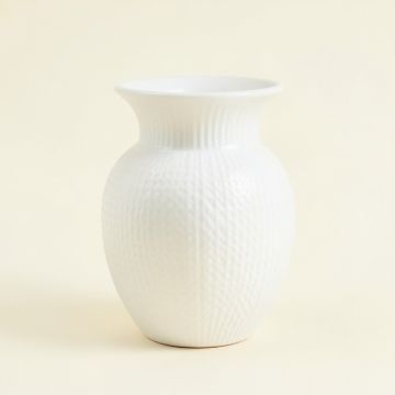 Holly Bluff Empty Decorative Vase - White (synthetic illustration; no displayed measurements)