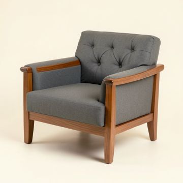 Aayusha 31 '' Wide Tufted Polyester Armchair (synthetic illustration; no displayed measurements)