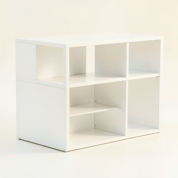 Fern Branch Desktop Shelving Unit - White (synthetic illustration; no displayed measurements)