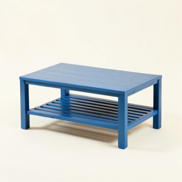 Ridge Dell Coffee Table - Blue (synthetic illustration; no displayed measurements)