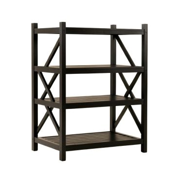 Dawn Canyon Empty Seed-Starting Shelving Unit Without Lights - Black