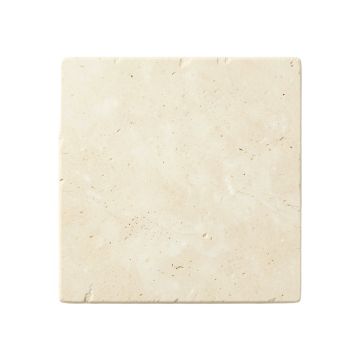 Sage Bend Uninstalled Square Decorative Tile - Cream