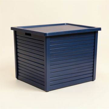 Rowan Arc Closed Outdoor Storage Box - Navy (synthetic illustration; no displayed measurements)