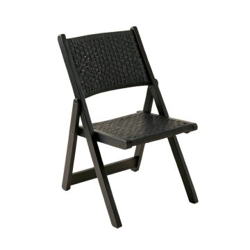 Lake Bridge Folding Outdoor Chair - Black