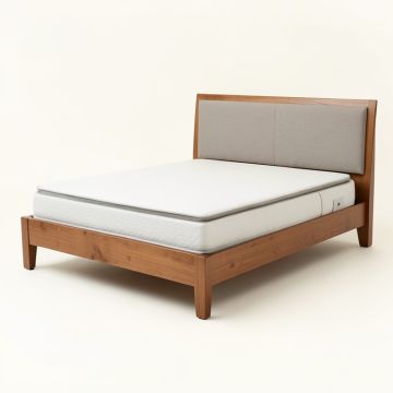 King Upholstered Platform Bed (synthetic illustration; no displayed measurements)