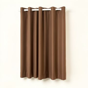 Solid Color Sheer Grommet Single Curtain Panel (synthetic illustration; no displayed measurements)
