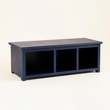 Clay Dell Shoe Storage Bench - Navy (synthetic illustration; no displayed measurements)
