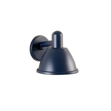 Rowan Canyon Wall Sconce Mounted On A Plain Wall - Navy