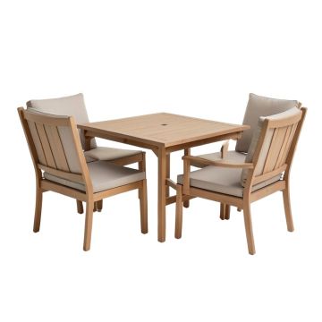 Bolesworth Outdoor 3 Piece Bistro Set With Cushions
