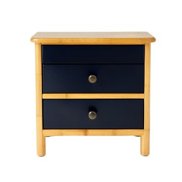 Olive Bend Nightstand - Navy