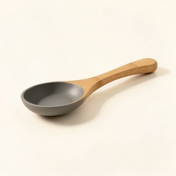 Oak Crest Cooking Spoon - Gray (synthetic illustration; no displayed measurements)