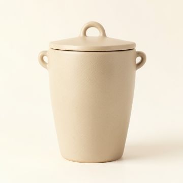 Bay Dale Storage Canister With Lid - Beige (synthetic illustration; no displayed measurements)