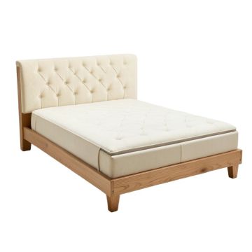 Ottman Tufted Upholstered Low Profile Platform Bed