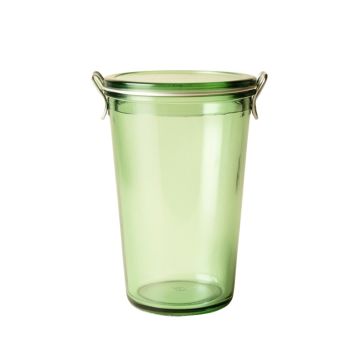 Alder Bend Storage Canister With Lid - Green