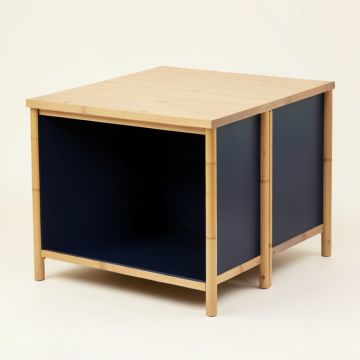 Shore Bluff Empty Countertop Canister Rack - Navy (synthetic illustration; no displayed measurements)
