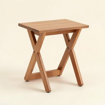 Folding Side Table (synthetic illustration; no displayed measurements)