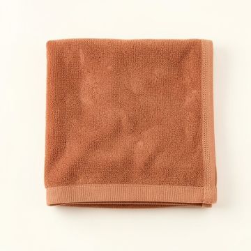 Stone Crest Bath Towel - Terracotta (synthetic illustration; no displayed measurements)