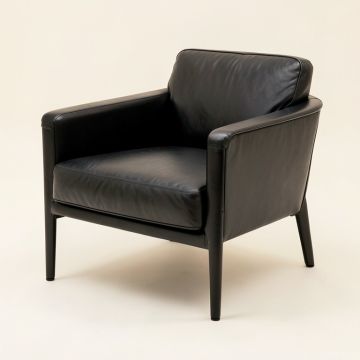 Orlie 57 '' Faux Leather Tuxedo Arm Loveseat (synthetic illustration; no displayed measurements)