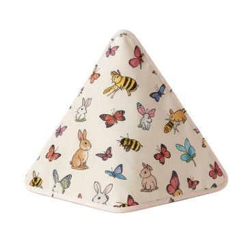 East Urban Home Bee Grateful Girl With Beehive Potholder