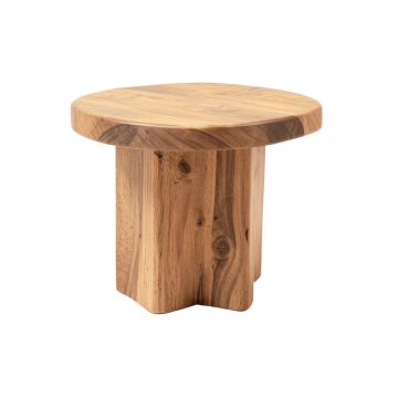Cleveland Teak Slice End Table