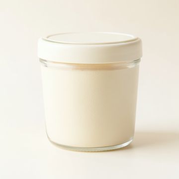 Bay Bridge Storage Canister With Lid - Cream (synthetic illustration; no displayed measurements)
