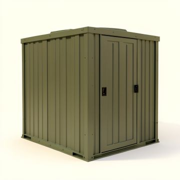 Outdoor 7 Ft. W X 4 Ft. D Plastic Storage Shed (synthetic illustration; no displayed measurements)