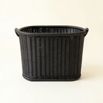 Aspen Bluff Laundry Hamper - Black (synthetic illustration; no displayed measurements)