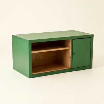 Vale Dell Shoe Storage Bench - Green (synthetic illustration; no displayed measurements)