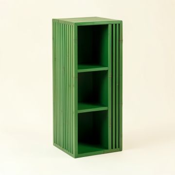 Cliff Edge Narrow Cubby Tower - Green (synthetic illustration; no displayed measurements)