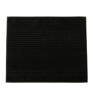Maple Falls Bath Mat - Black