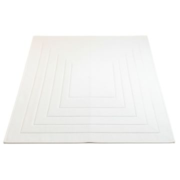 Hill Branch Rectangular Outdoor Rug - White (synthetic illustration; no displayed measurements)