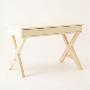 Aspen Bluff Writing Desk - Cream (synthetic illustration; no displayed measurements)