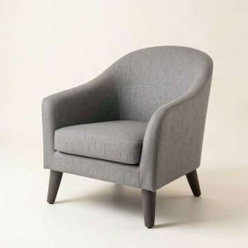 Cove Brook Upholstered Armchair - Gray (synthetic illustration; no displayed measurements)