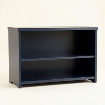 Clay Bluff Low Bookcase - Navy (synthetic illustration; no displayed measurements)
