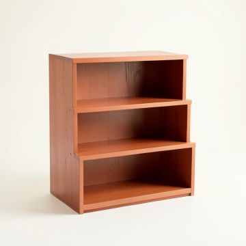 Stone Bend Desktop Shelving Unit - Terracotta (synthetic illustration; no displayed measurements)