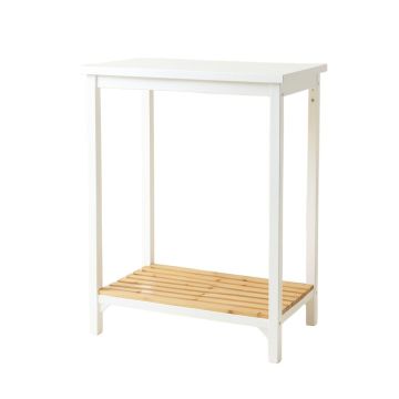 Rowan Bridge Freestanding Laundry Folding Counter - White