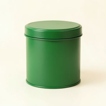 Holly Crest Storage Canister With Lid - Green (synthetic illustration; no displayed measurements)