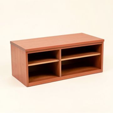Oak Branch Shoe Storage Bench - Terracotta (synthetic illustration; no displayed measurements)