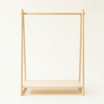 Fern Canyon Empty Garment Rack - Ivory (synthetic illustration; no displayed measurements)
