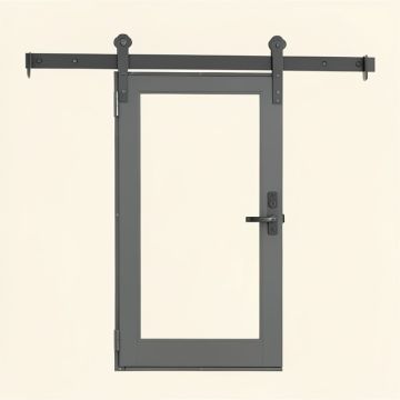 Sliding Standard Single Barn Door Hardware Kit (synthetic illustration; no displayed measurements)