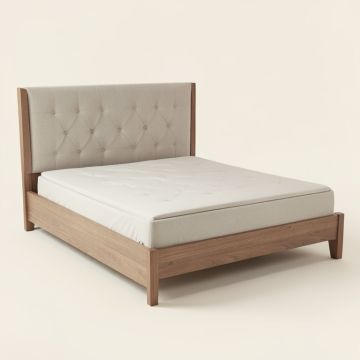 Finnigan Tufted Upholstered Low Profile Standard Bed (synthetic illustration; no displayed measurements)