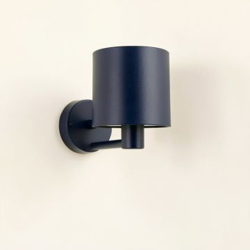 Willow Bend Wall Sconce Mounted On A Plain Wall - Navy (synthetic illustration; no displayed measurements)