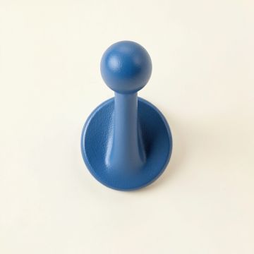 Rowan Branch Wall-Mounted Robe Hook - Blue (synthetic illustration; no displayed measurements)