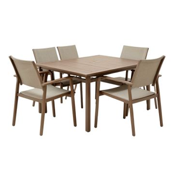 Engelbertus Outdoor 5 Piece Dining Set