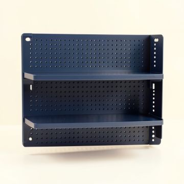 Dawn Bluff Empty Wall-Mounted Tool Organizer Panel - Navy (synthetic illustration; no displayed measurements)