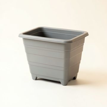 Holly Crest Empty Raised Planter - Gray (synthetic illustration; no displayed measurements)