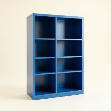 Maple Dell Freestanding Bookcase - Blue (synthetic illustration; no displayed measurements)