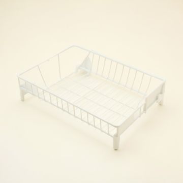 Vale Dale Empty Under-Desk Cable Tray - White (synthetic illustration; no displayed measurements)