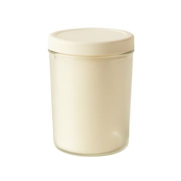 Field Bend Storage Canister With Lid - Ivory (synthetic illustration; no displayed measurements)